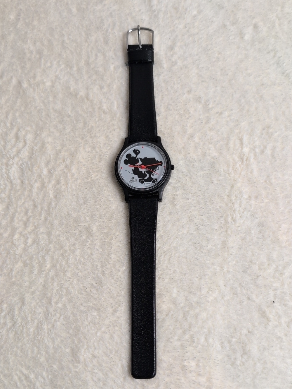 Lorus Quartz Disney Mickey Mouse Watch Black